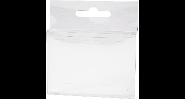 PET verpakkingsdozen, afm 74x54x10 mm, 100 stuk/ 1 doos