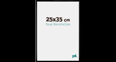 Your Decoration - Fotolijst 25x35 cm - Kunststof - Zwart Mat - Bordeaux