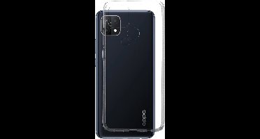 Mobiparts hoesje geschikt voor OPPO A15 - Zacht TPU - Schokabsorberend TPU - Grip Coating - Transparant