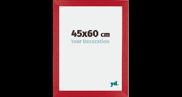 Your Decoration - Fotolijst 45x60 cm - MDF - Rood - Mura