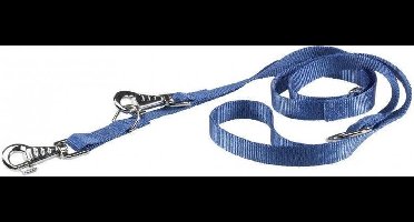 Ferplast Hondenlijn Club-ga 200 X 2,5 Cm Nylon/staal Blauw