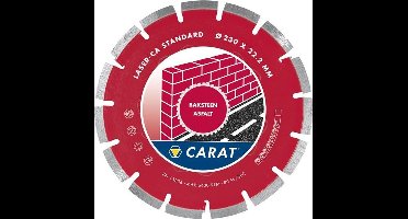 Carat diamantzaag | diamantschijf | diamantzaagblad voor baksteen en asfalt 125x22.2mm