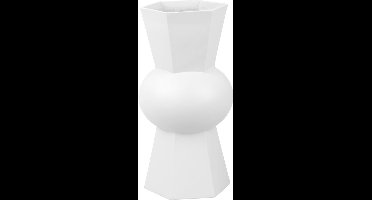 Present Time Vaas Geo Count - Wit - Ø14cm - Scandinavisch,Modern