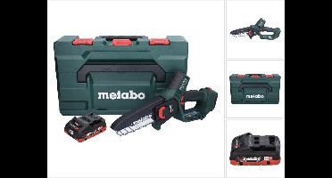 Metabo MS 18 LTX 15 accu-houtzaag 18 V 15 cm 5 m/s + 1x accu 4,0 Ah + metaBOX - zonder oplader