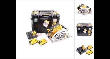 DeWalt DCS 572 D2 accu-handcirkelzaag 18V 184 x 16 mm + 2x accu 2,0Ah + oplader + T-STAK