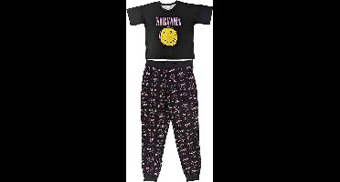 Nirvana - Xerox Smile Pink Pyjama - XS - Zwart
