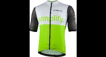 Nalini - Heren - Fietsshirt - Korte Mouwen - Wielrenshirt - Groen - Wit - NEW CLASSICA - XXL
