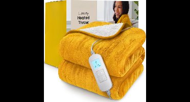 Elektrische Deken - Luxe - Flanellen - Knuffeldeken - Automatische Uitschakeling - Warme Deken