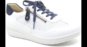 Hartjes, 262.2517/13 02.47, Witte sneaker speciaal geschikt voor diabetici wijdte M