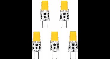 5 stuks | Ledmaxx LED GY6.35 12V 2.5W 200lm 2700K Ø1.25x3.75cm Niet-Dimbaar | GY6.35 | Extra Warm Wit | 2.5 watt | 30.000 Branduren