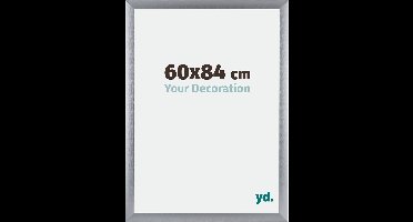 Your Decoration - Fotolijst 60x84 cm - Aluminium - Zilver Geborsteld - Tucson