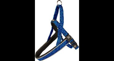 Explorer Hondentuig DUVO M 50-65 cm - model borsttuig  blauw