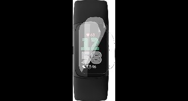 Screenprotector geschikt voor Fitbit Charge 6 / 5 - 2x FlexGuard Screen Protector