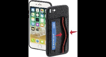 Hama Cover "Red Sensation No. 4" voor Apple iPhone/7/8, zwart/rood