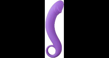 Siliconen prostaat dildo - paars