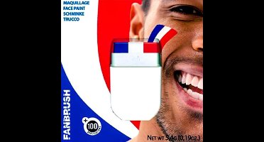 Schminkstick Rood-Wit-Blauw Vlag Met Dop - 4,8 gram