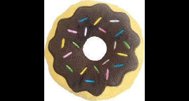 Soft toy for dogs Gloria 3 x 5 x 14 cm Chocolate Donut Brown