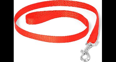 Duvo+ Nylon leiband Rood 100 cm - 20 mm