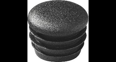 ProPlus Ronde insteekdop - Ø 25 mm - Zwart - Voor buisconstructies en meubels