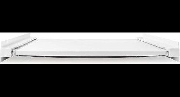 Nedis Stapelkit - Tussenstuk wasmachine en droger - Uitschuifbaar Plank - Wit
