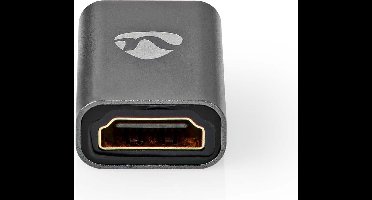 Nedis HDMI-Repeater - 20 m - 4K@30Hz - 10.2 Gbps - Aluminium - Gun Metal Grijs