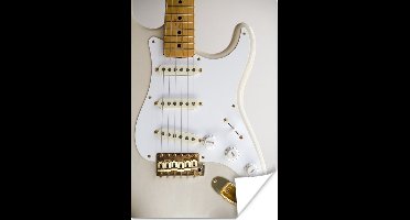 Poster Doorsnede van een elektrische gitaar - 20x30 cm