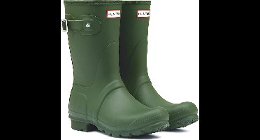 Hunter Dames Regenlaarzen Womens Original Short - Groen