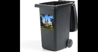 Container sticker Keulen - Dom - Bomen - 40x40 cm - Kliko sticker