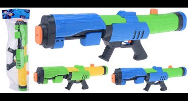 Waterpistool 63 cm met pomp Blauw-Groen