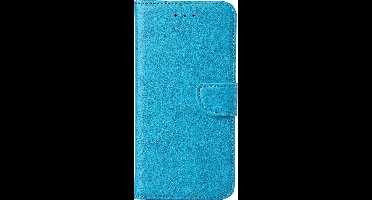 Hoesje Geschikt Voor Samsung Galaxy A03S Hoesje Blauw - Hoesje Geschikt Voor Samsung Galaxy A03S book case met Pasjeshouder - portemonee hoesje