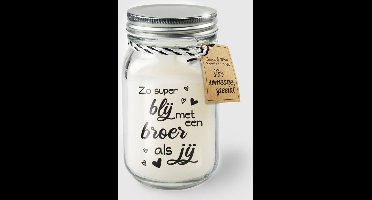 Black & White geurkaars - Broer