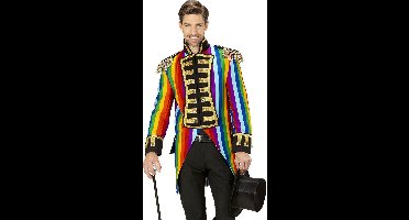 Regenboog Jaquard parade show slipjas