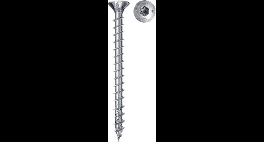 Fischer Power-Fast II 670001 Spaanplaatschroeven 3 mm 12 mm Binnen-T, Interne vertanding, TX, Torx, T-profiel Staal Gal