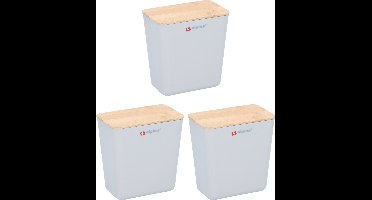 alpina Voorraadbussen Set 3 Stuks - Vershouddozen 1L - Voorraadbussen Kunststof