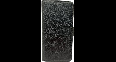 HEM leren Book Case (geschikt voor 15 Plus) iPhone 15 Plus hoesje met 3 pasjesuitsnedes - Portemonneehoesje - Pasjeshouder - Antique Black