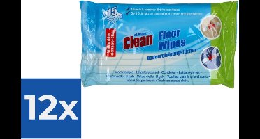 At Home Reinigingsdoekjes Vloer 15 stuks - Voordeelverpakking 12 stuks