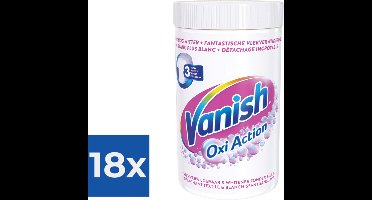 Vanish Oxi Action Poeder - Vlekverwijderaar Voor Witte Was - 1-5 kg - Voordeelverpakking 18 stuks
