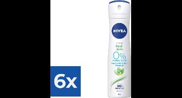 Nivea Deodorant Spray Pure & Natural Jasmine 150 ml - Voordeelverpakking 6 stuks