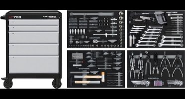 Kraftwerk - Gereedschapswagen met 337-delig assortiment