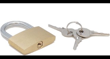 Hangslot - 39.4 mm - Drie sleutels