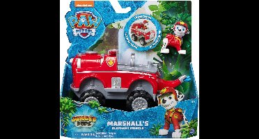 PAW Patrol Jungle Pups - Marshall’s Olifant-voertuig - speelgoedauto met speelfiguur