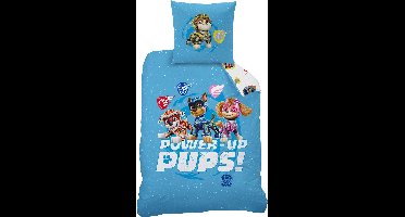 PAW Patrol Dekbedovertrek Power-Up - Eenpersoons - 140 x 200 cm - Katoen