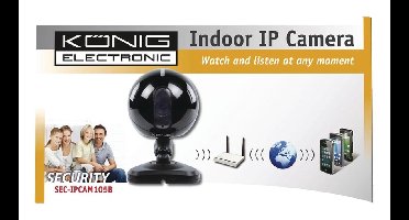 König SEC-IPCAM105 IP-beveiligingscamera Binnen 640 x 480 Pixels