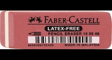 gum Faber-Castell 7005 rubber rood