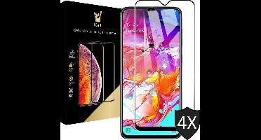 Screenprotector geschikt voor Samsung A70 - 4x FullGuard Screen Protector