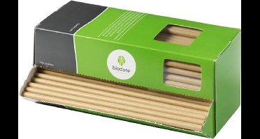 200 papieren drinkrietje 197 x 6 mm