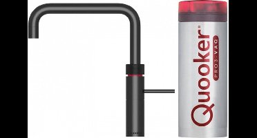Quooker Fusion Square Kokendwaterkraan - PRO3 boiler - Zwart - 3in1