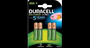 Batterij oplaadbaar duracell aaa ultra rcr 800mah