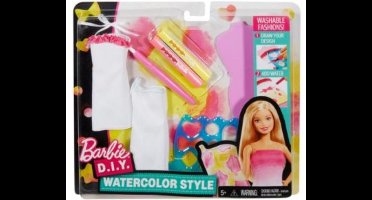 Barbie D.I.Y. Watercolor Style Poppenjurk