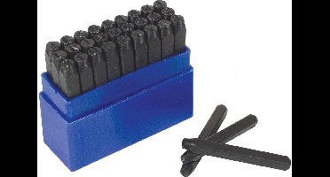 Brüder Mannesmann M 245-06 9-delig Slagcijferset Lettergrootte: 6 mm